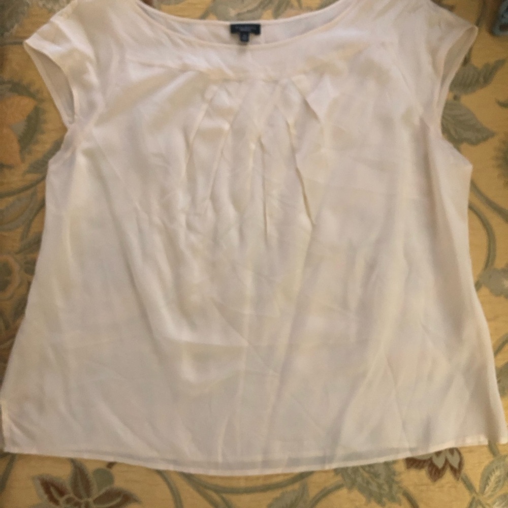 Talbots Soft Cream Blouse